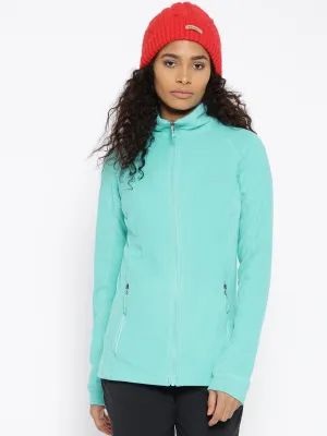 Columbia Women Yellow Leadbetter Mountain Fleece Jacket