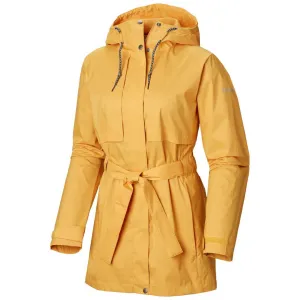 Columbia Women Yellow Omni-Shield Pardon My Trench Rain Waterproof Rain Jacket