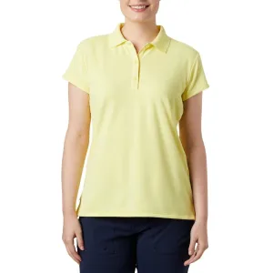 Columbia Women Yellow Omni-Wick Innisfree Polo Tshirt