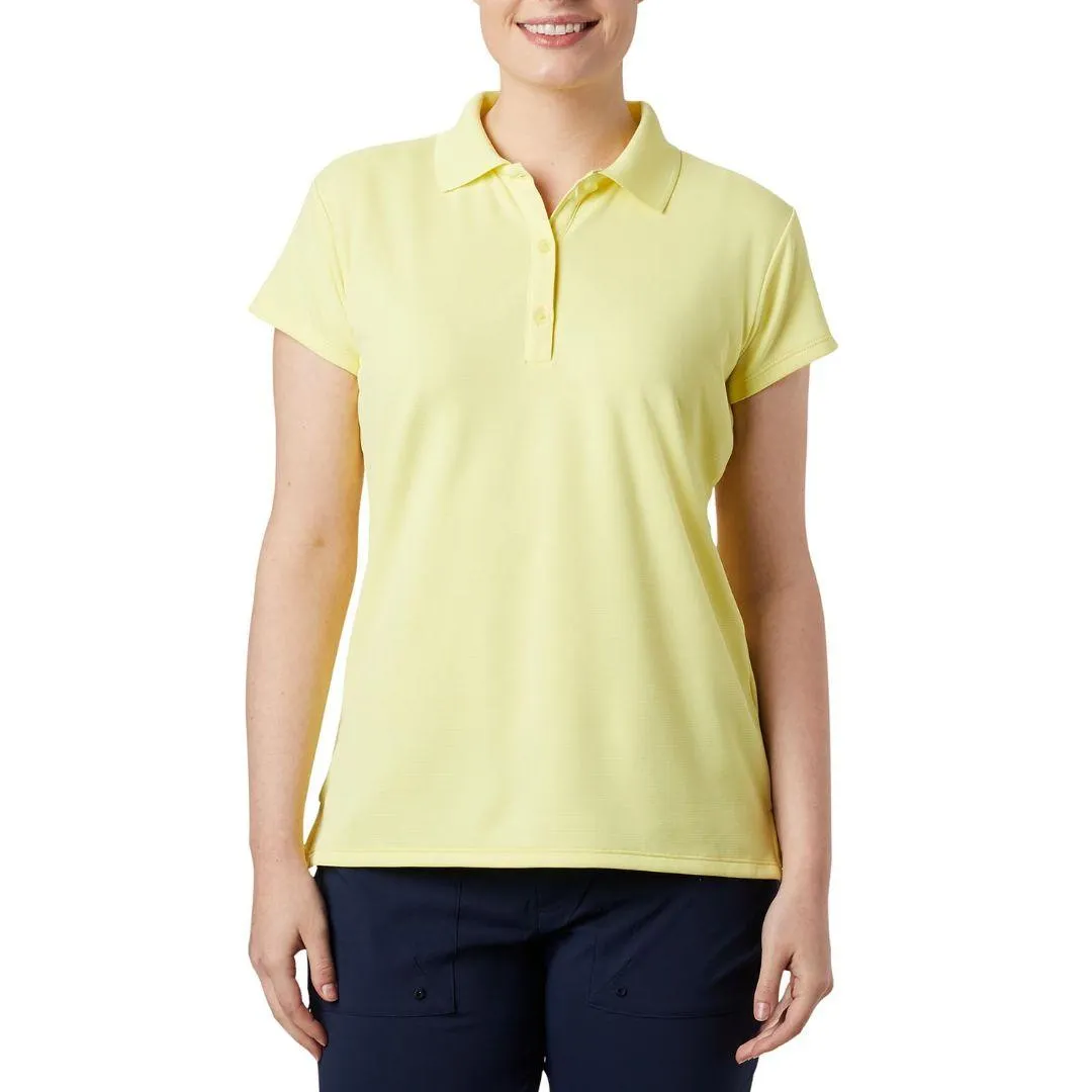 Columbia Women Yellow Omni-Wick Innisfree Polo Tshirt