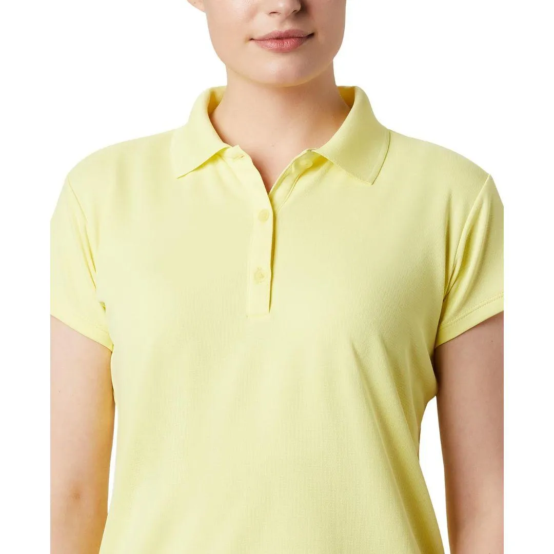 Columbia Women Yellow Omni-Wick Innisfree Polo Tshirt