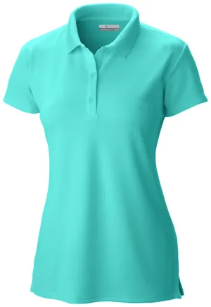 Columbia Women Yellow Omni-Wick Innisfree Polo Tshirt