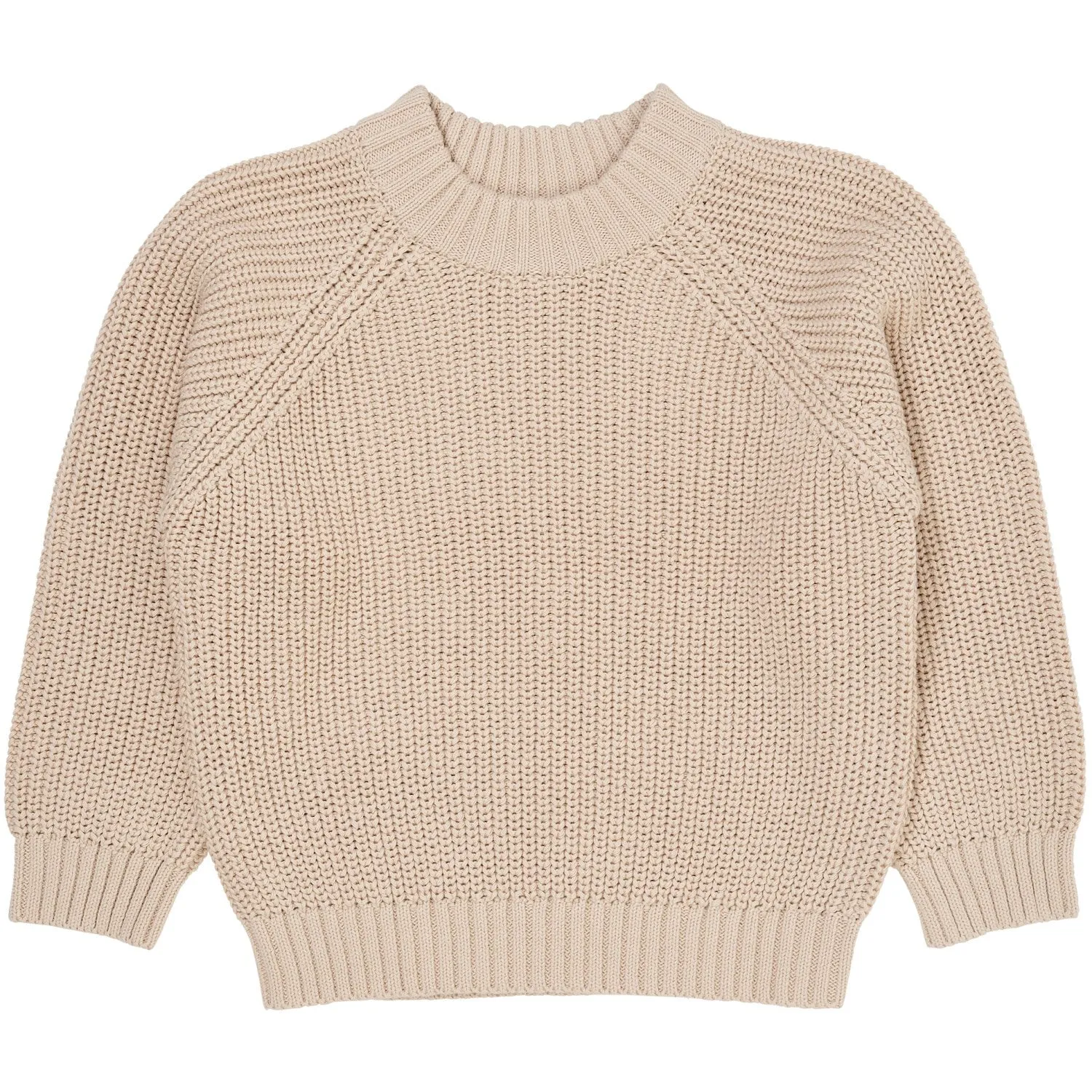 COPENHAGEN COLORS Beige Knitted Classic Rib Blouse