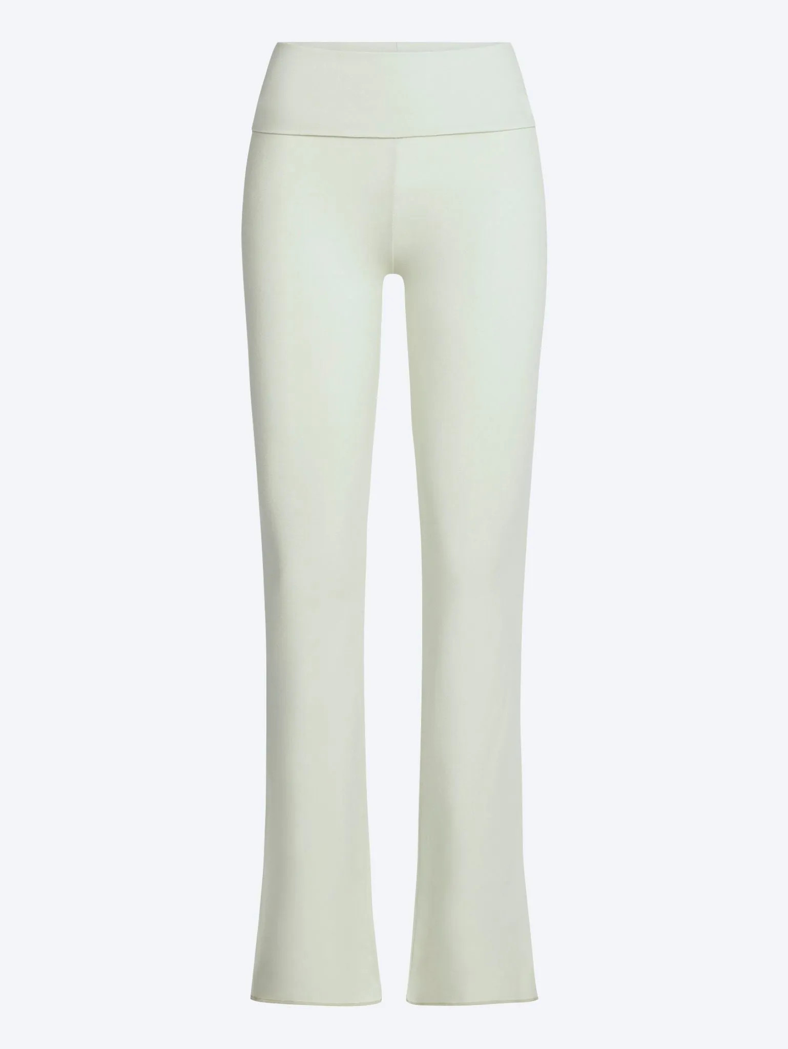 Cotton jersey foldover pants