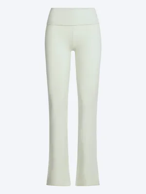 Cotton jersey foldover pants