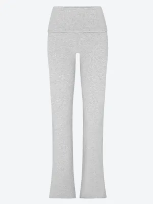 Cotton jersey foldover pants