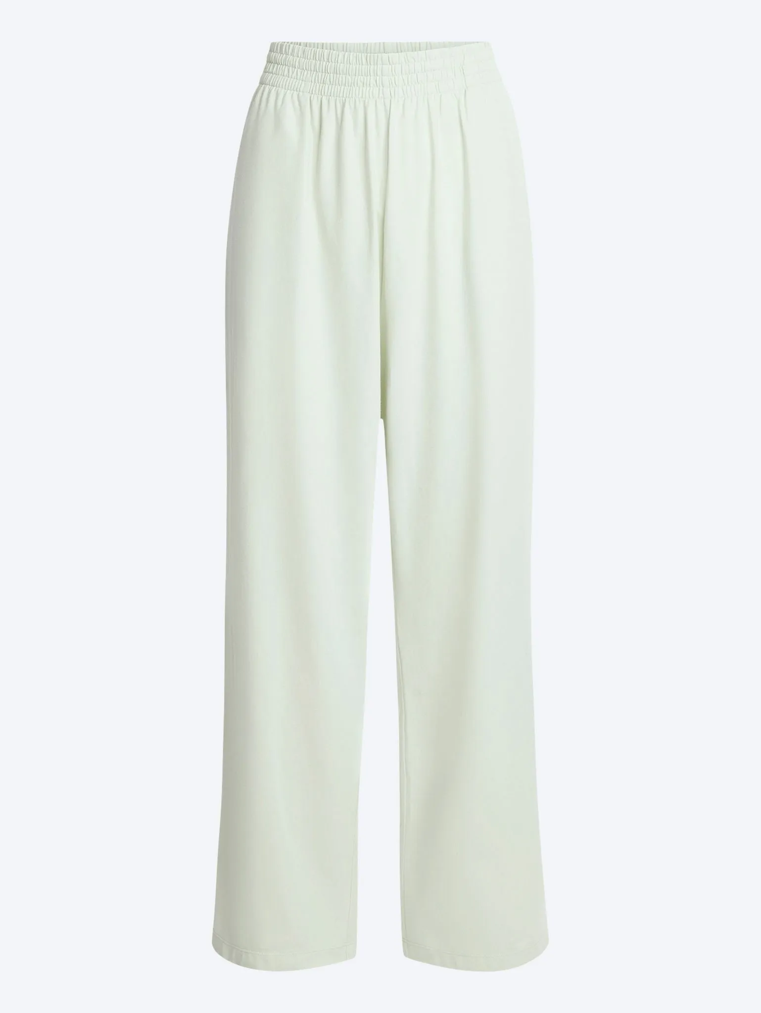 Cotton jersey wide leg pants