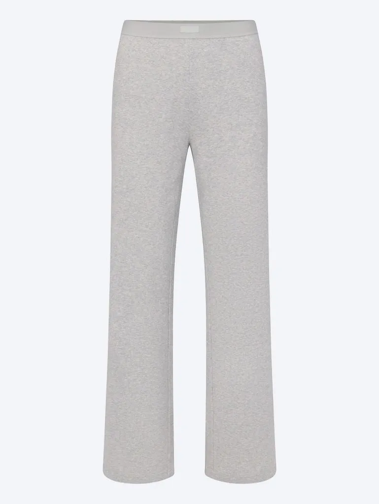 Cotton rib pants