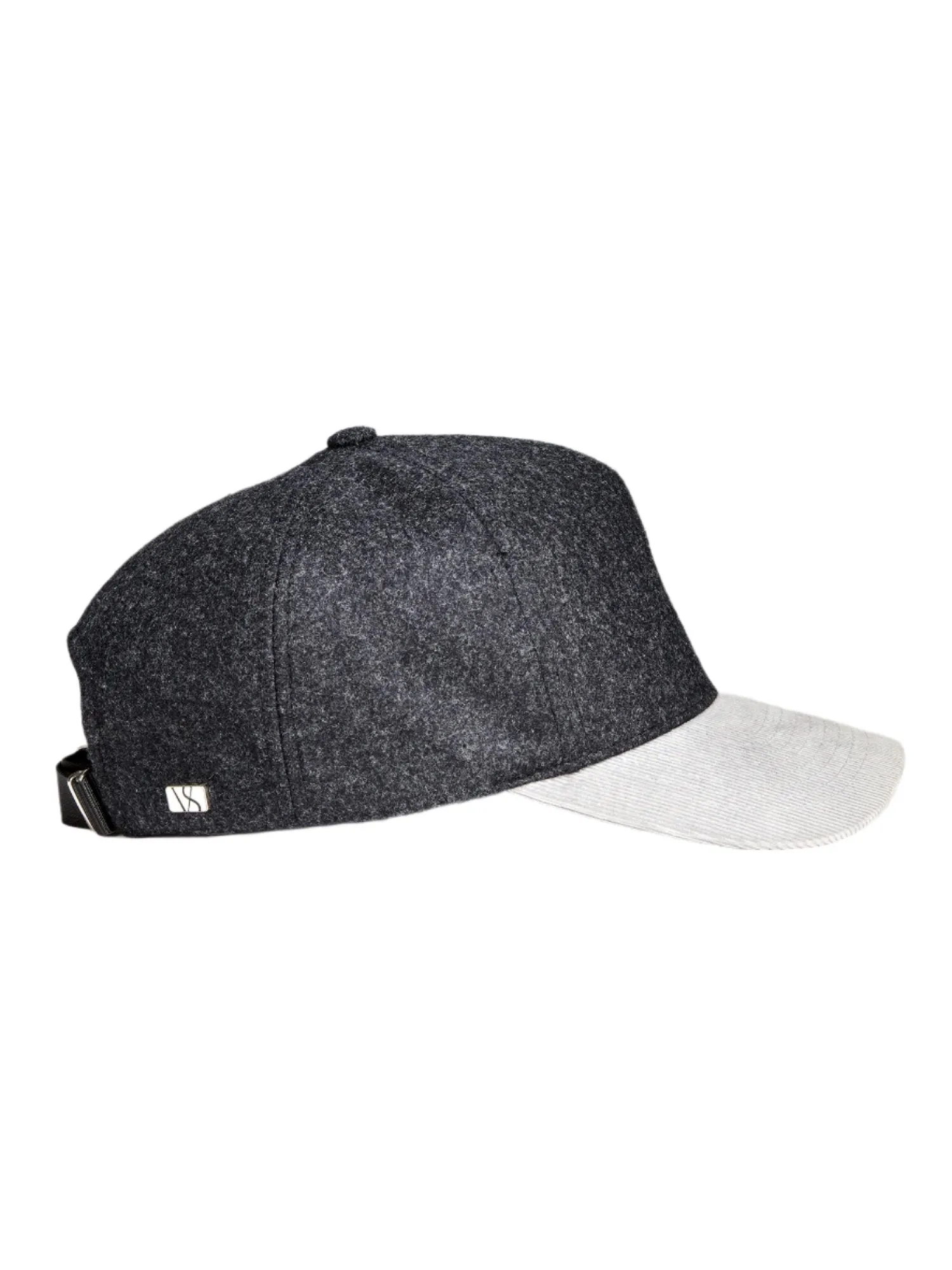 Cruz Dual Cashmere Wool Cap Charcoal