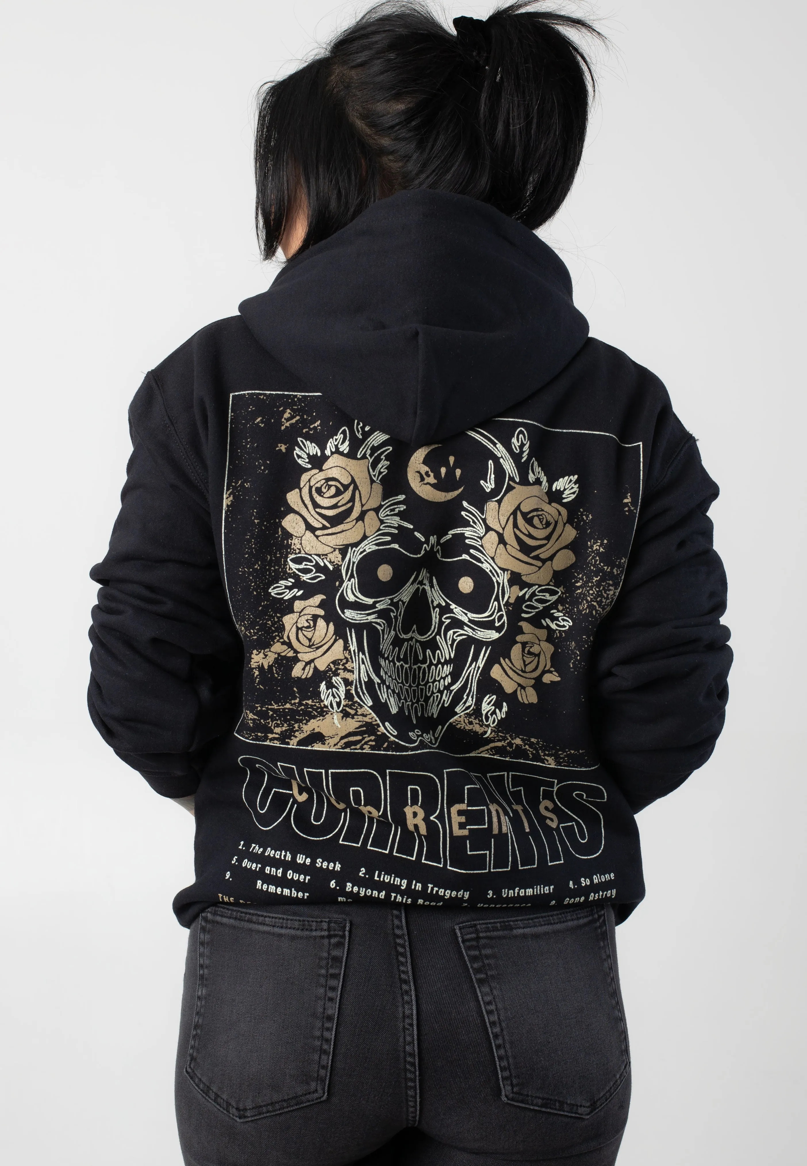 Currents - Skull & Rose - Hoodie