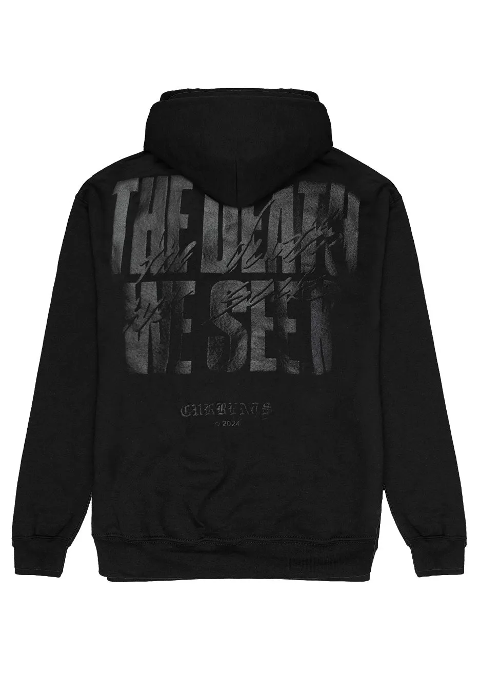 Currents - The Death We Seek Limited Black On Black - Hoodie