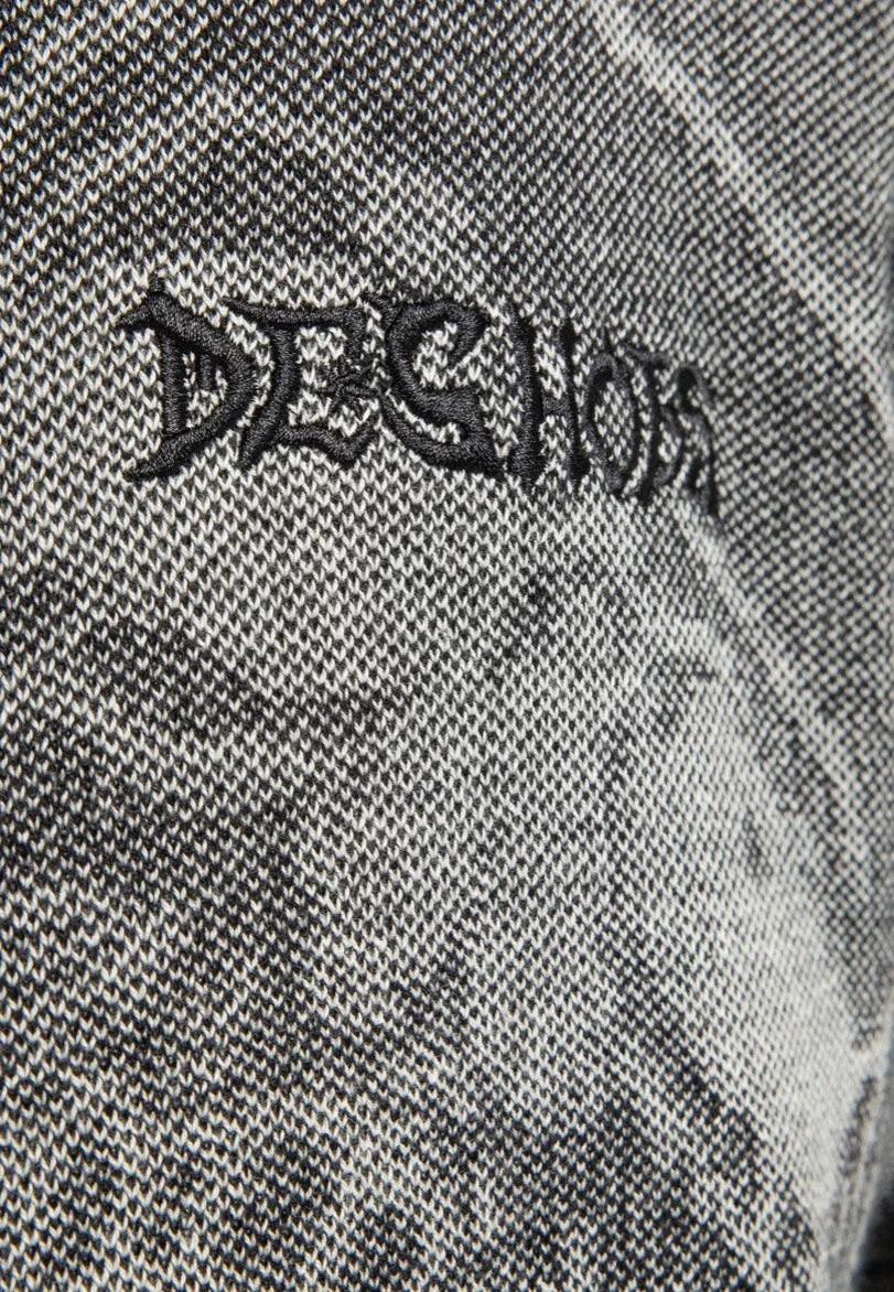 DC - Fracture Heather Skully Print - Sweater