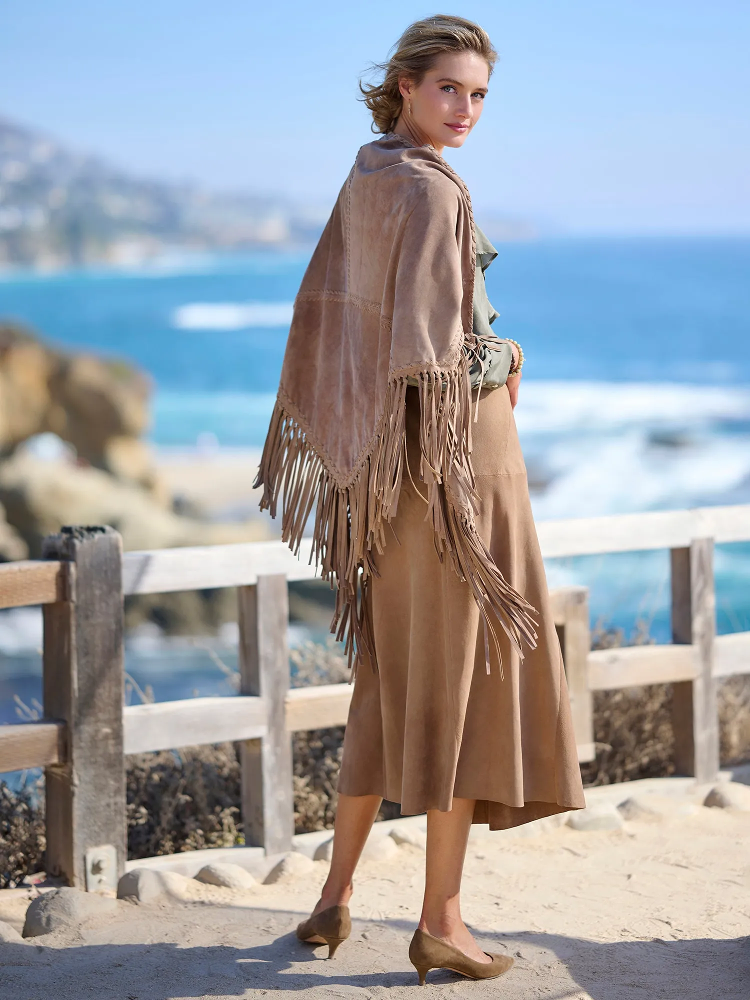 Delia Suede Skirt