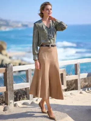 Delia Suede Skirt
