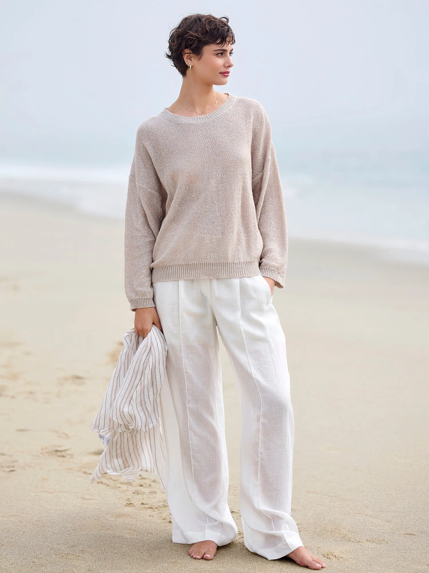 Diamante Crew Neck Sweater