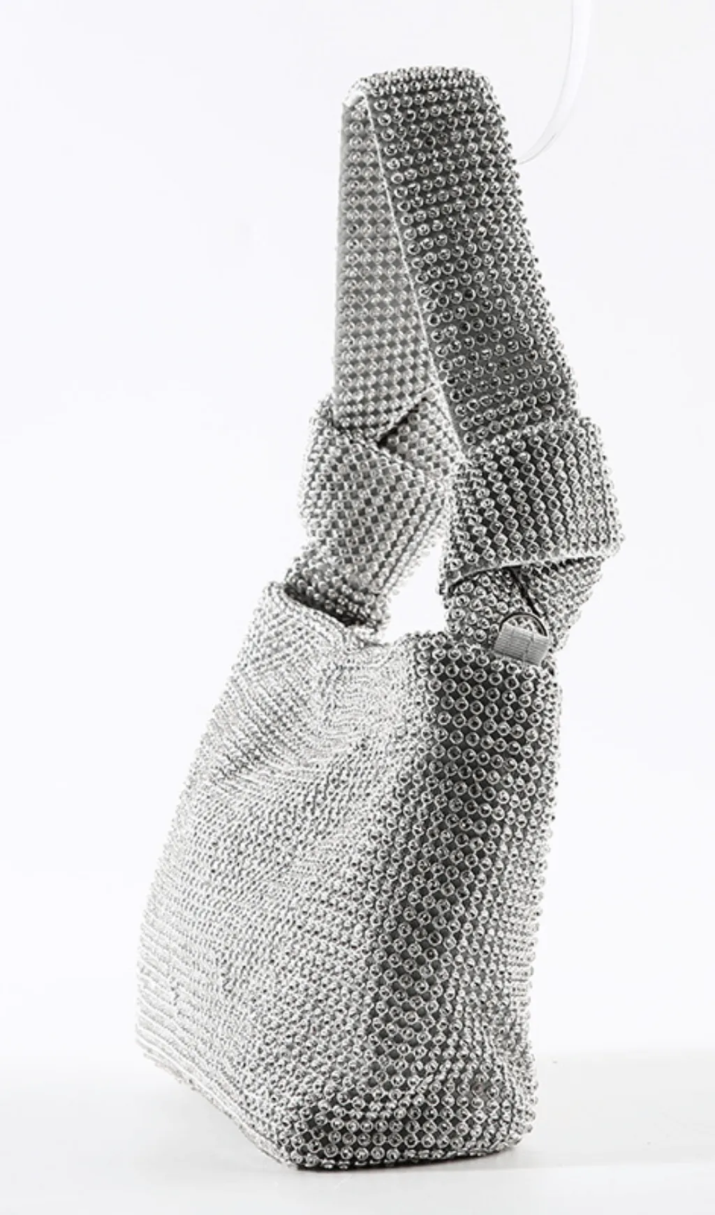 Diamond-studded dinner bag. Gloria Lanvin