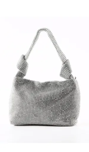 Diamond-studded dinner bag. Gloria Lanvin