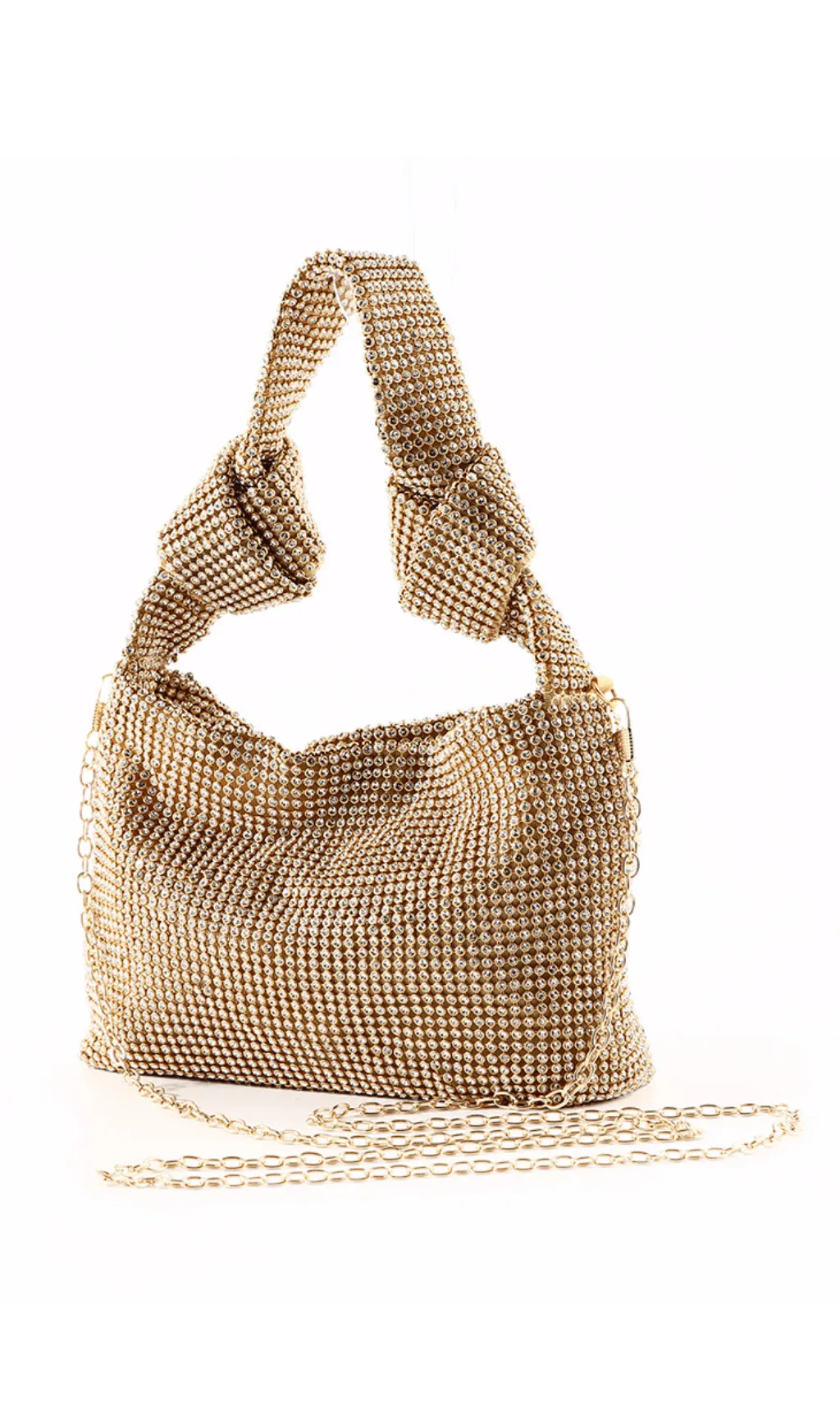 Diamond-studded dinner bag. Gloria Lanvin