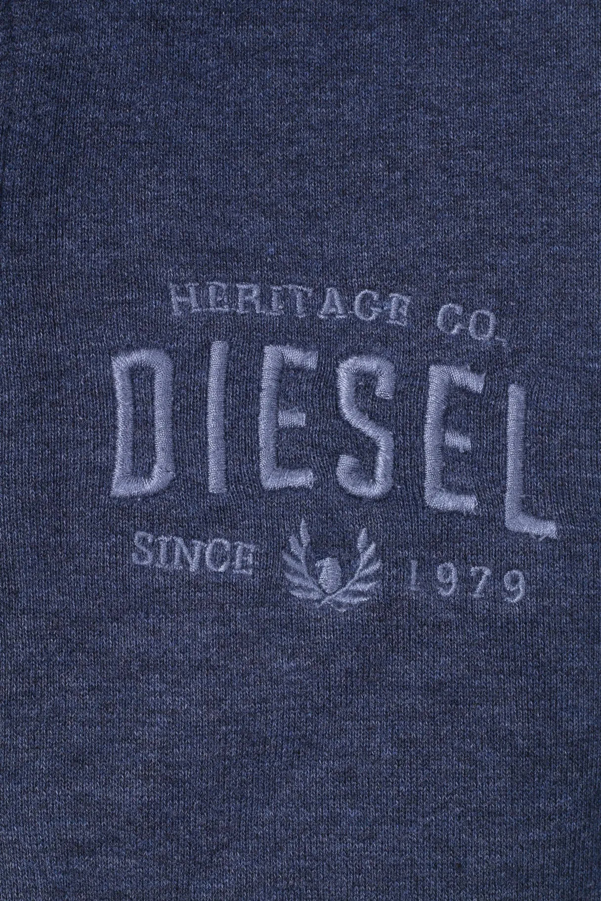 Diesel Mens S Sweatshirt Hooded Blue Sportswear Top Zip Neck