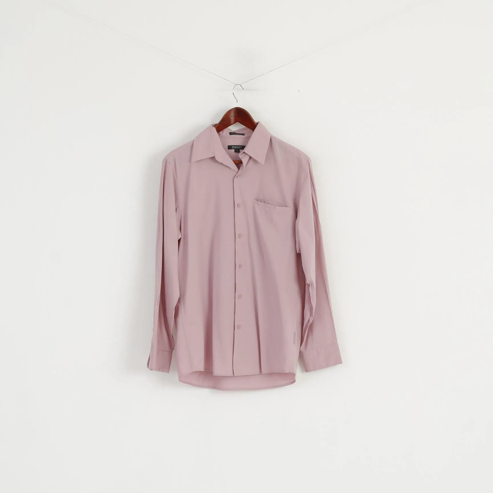 DKNY Men S Casual Shirt Lila Cotton Viscose Blend Soft Long Sleeve Top