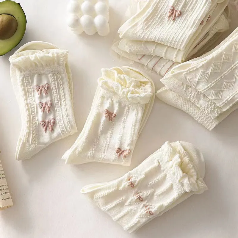 Dollette Floral Lace Socks