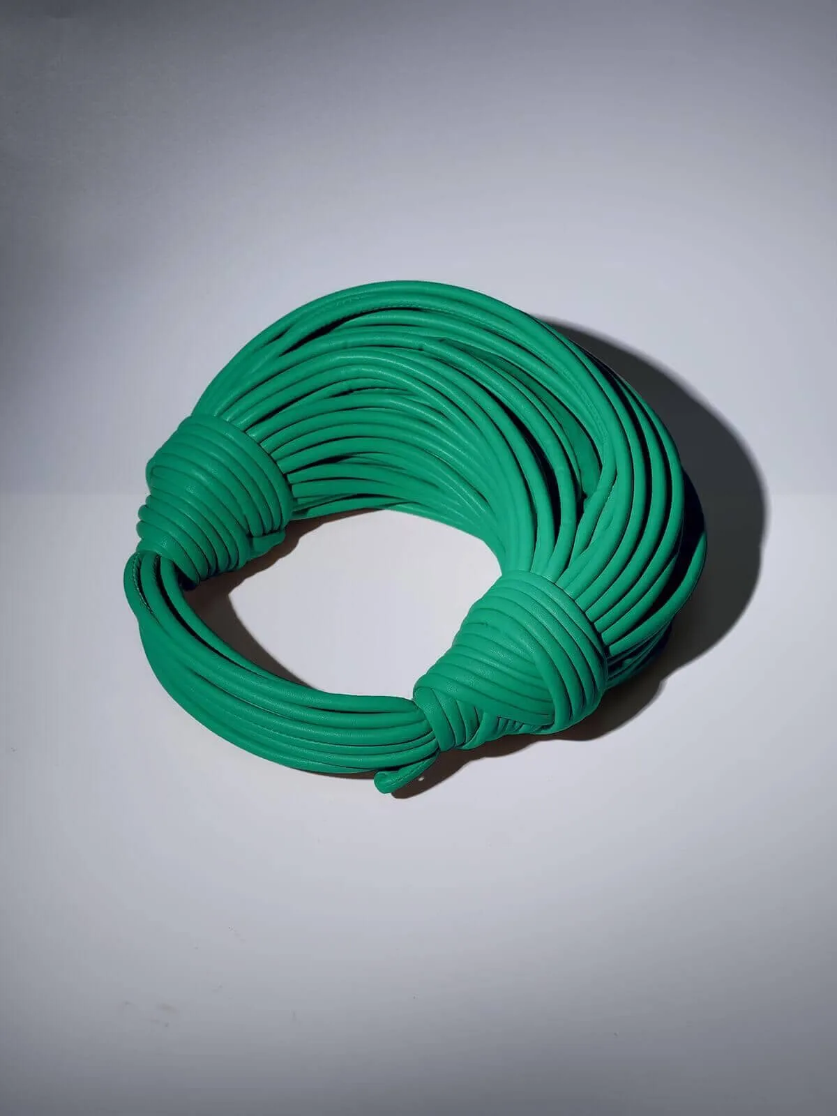 DOUBLE KNOT TOTE BAG IN GREEN Gloria Lanvin