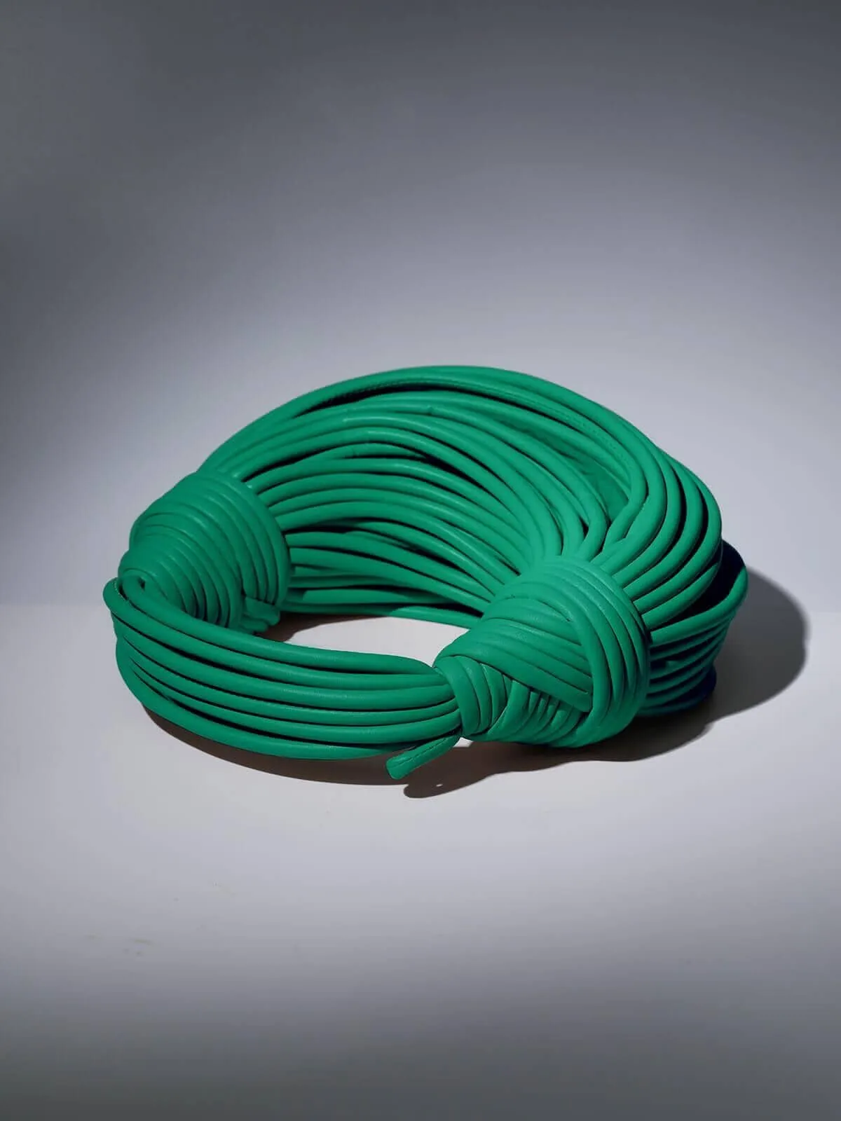DOUBLE KNOT TOTE BAG IN GREEN Gloria Lanvin