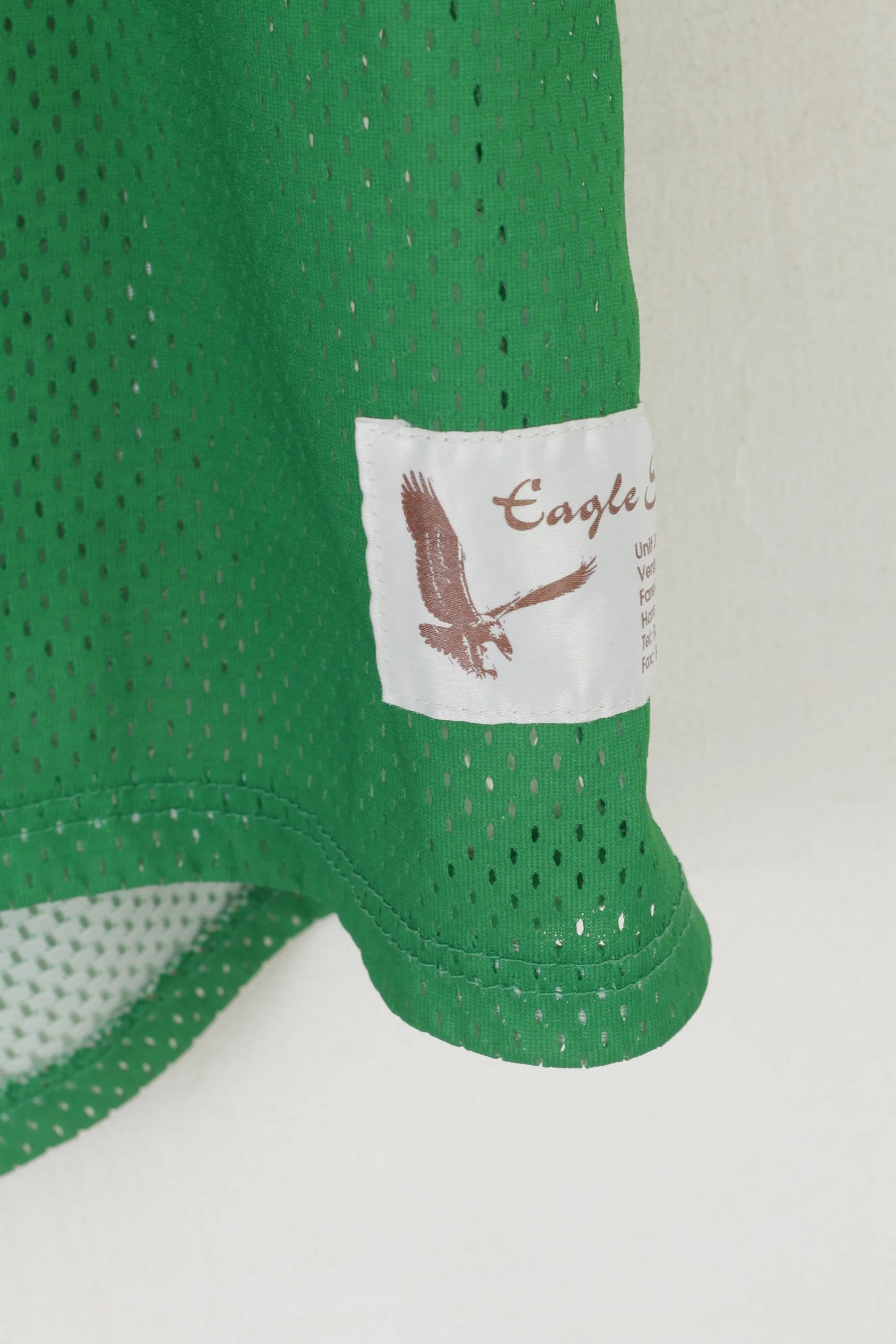Eagle Sportswear Men XL Shirt Green Mesh Vintage Gators # 51 Jersey Top