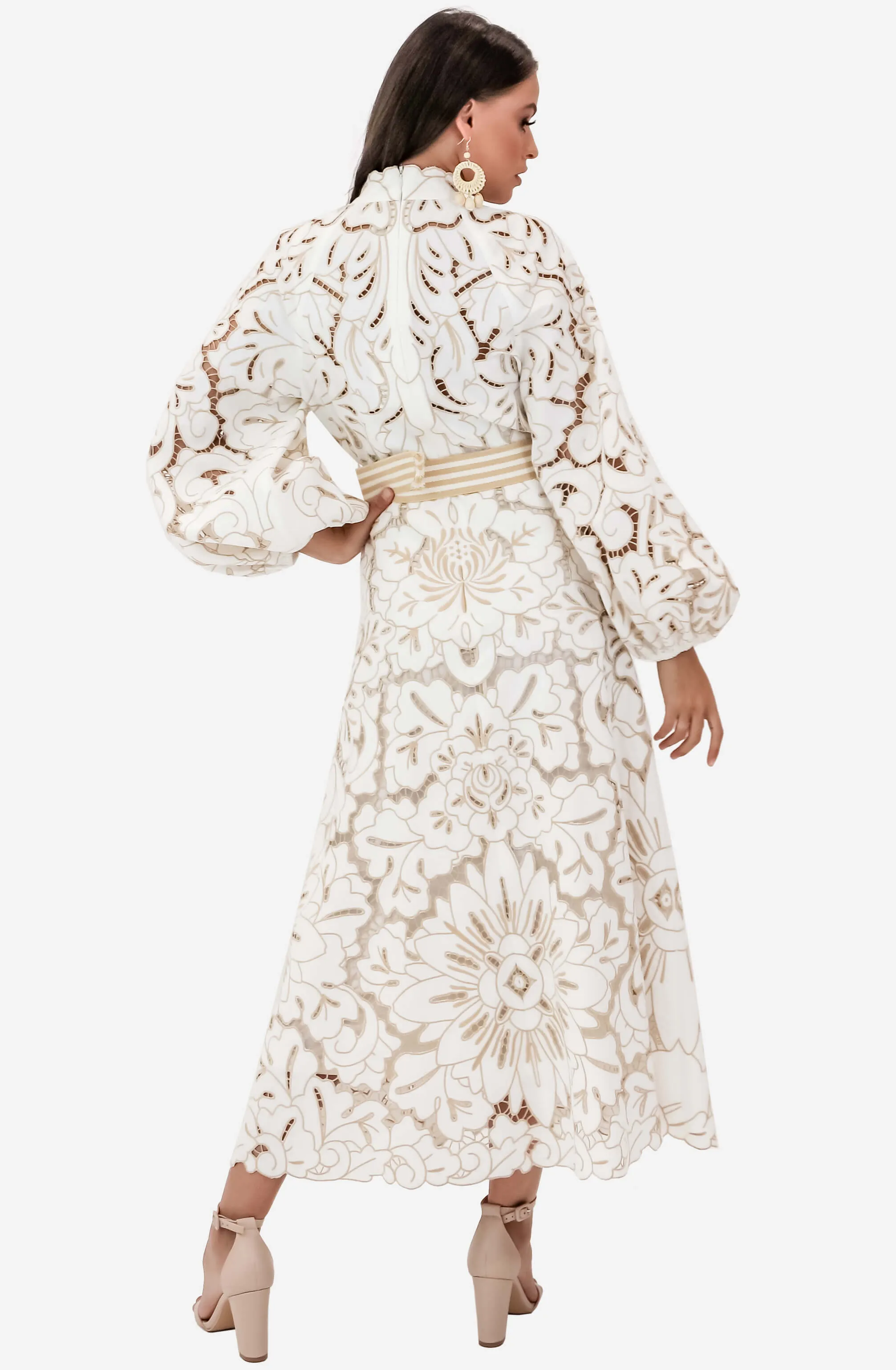 Edie Embroidery Long Dress by Zimmermann