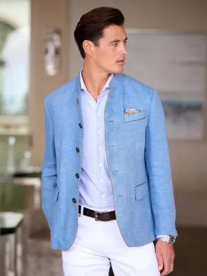 Elias Herringbone Linen Jacket