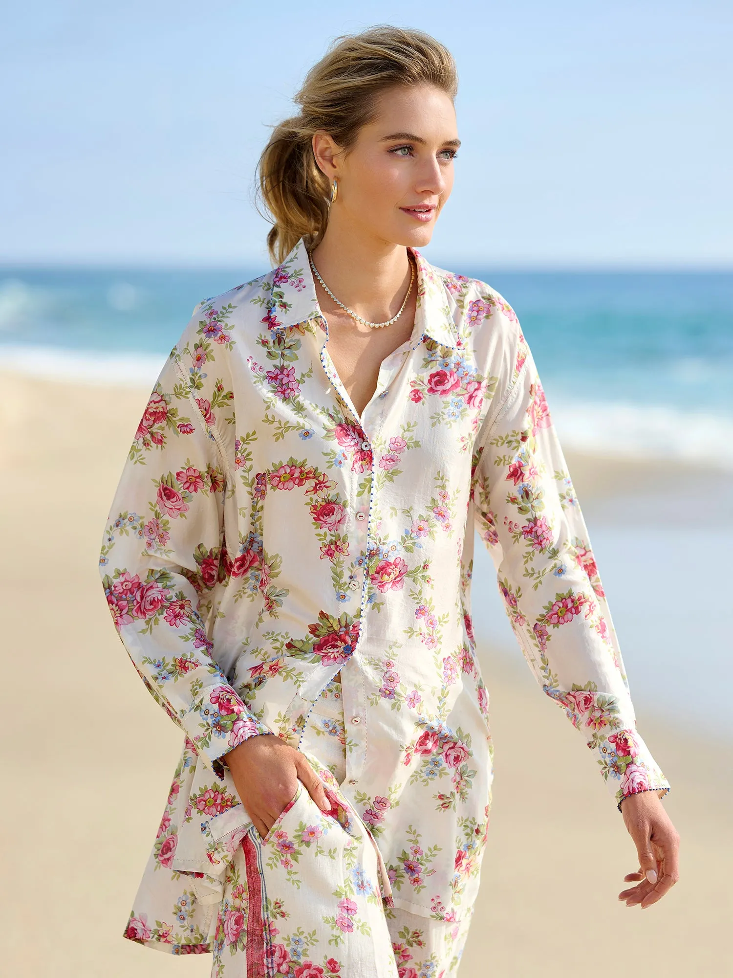 Elvi Rose Silk Blouse
