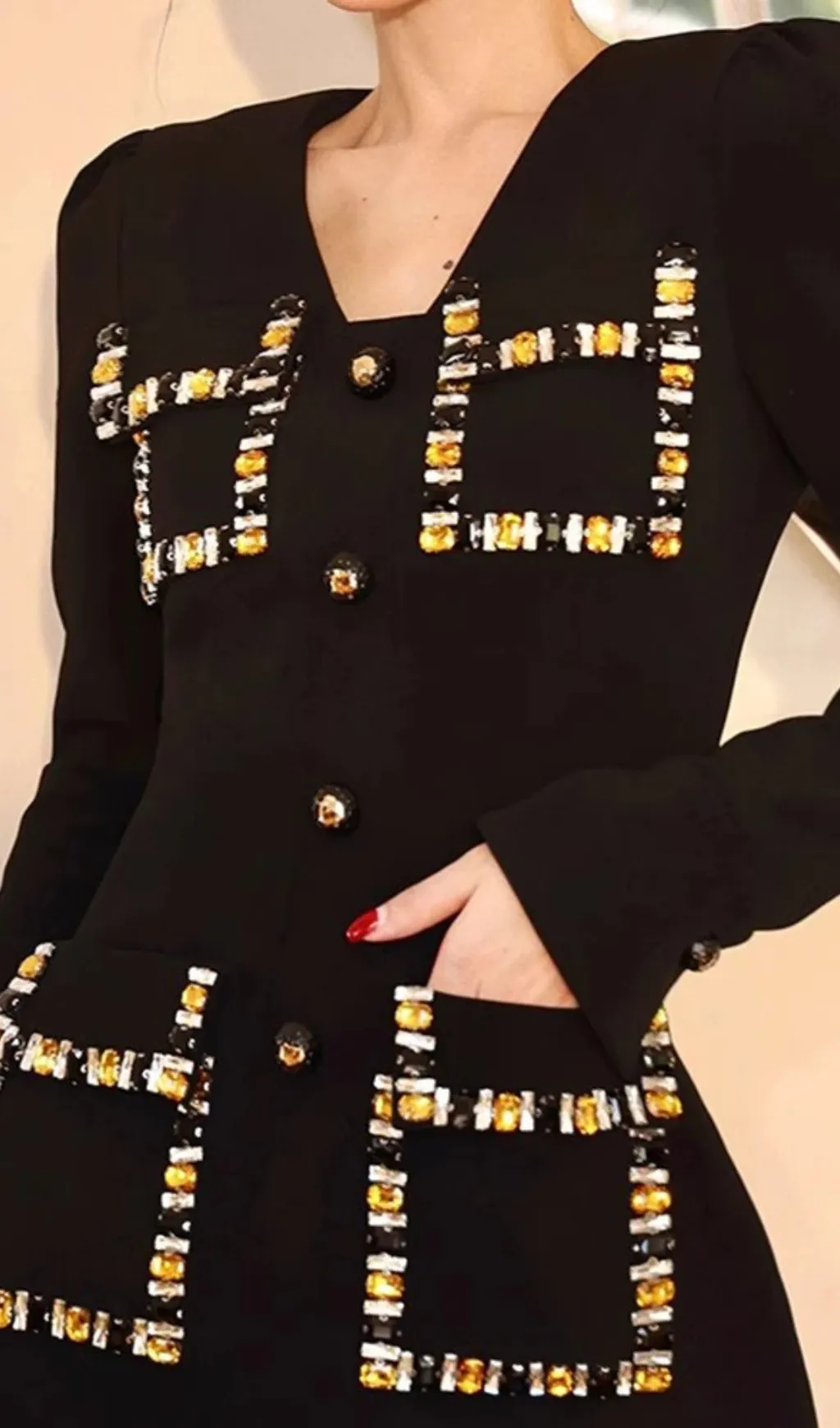 EMBROIDERED FLARES MINI DRESS Gloria Lanvin