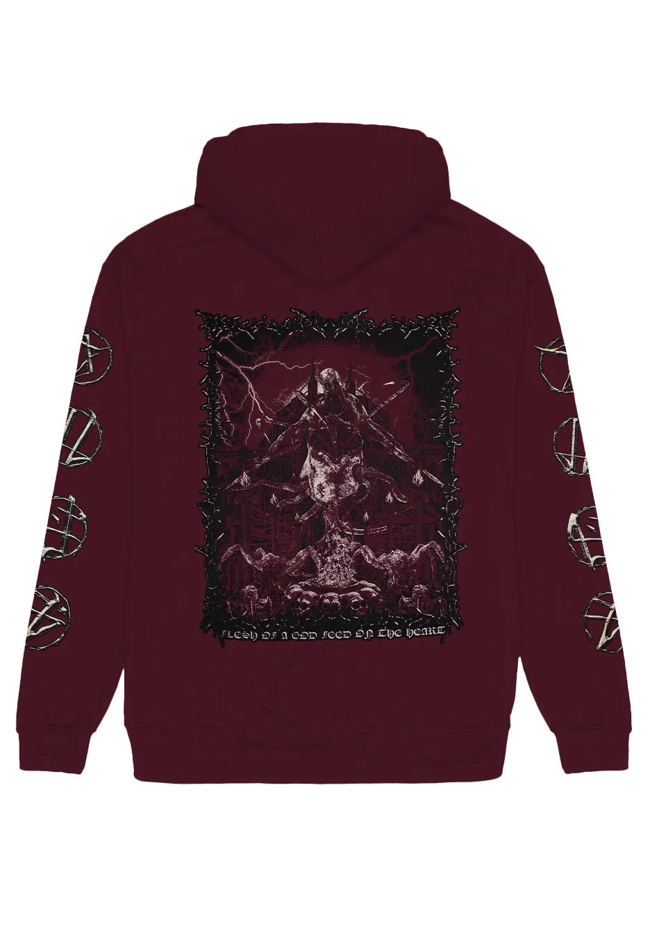 Enterprise Earth - Casket Of Rust Maroon - Hoodie