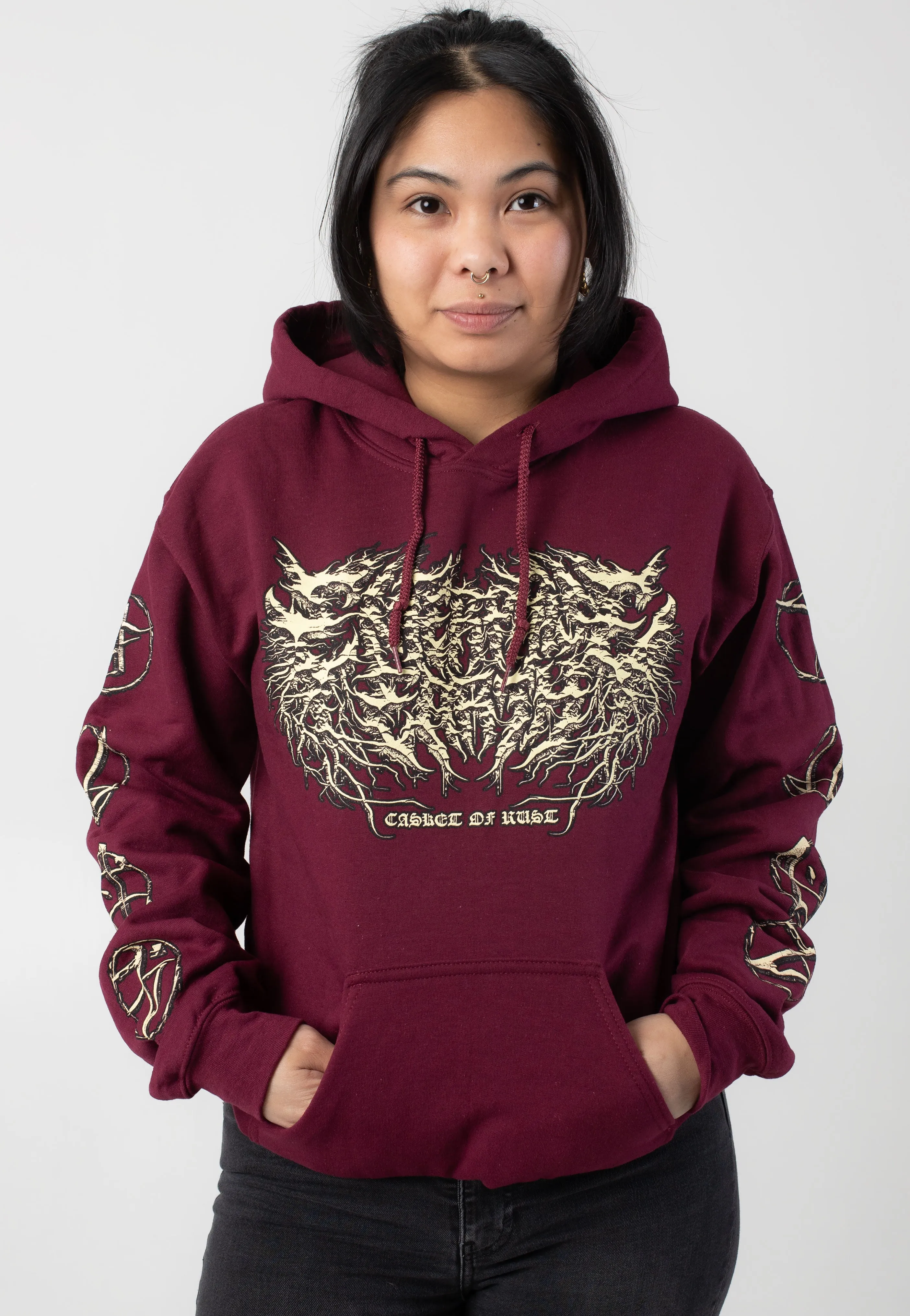 Enterprise Earth - Casket Of Rust Maroon - Hoodie