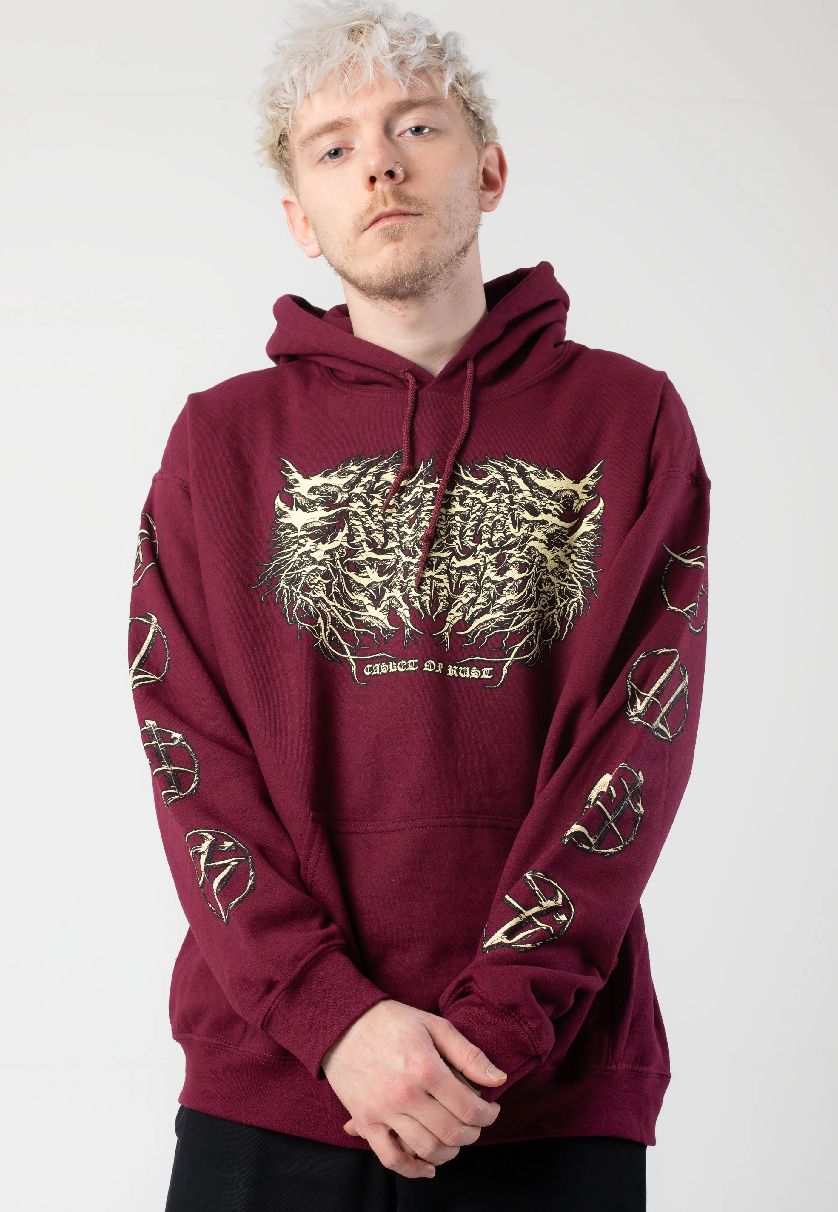 Enterprise Earth - Casket Of Rust Maroon - Hoodie