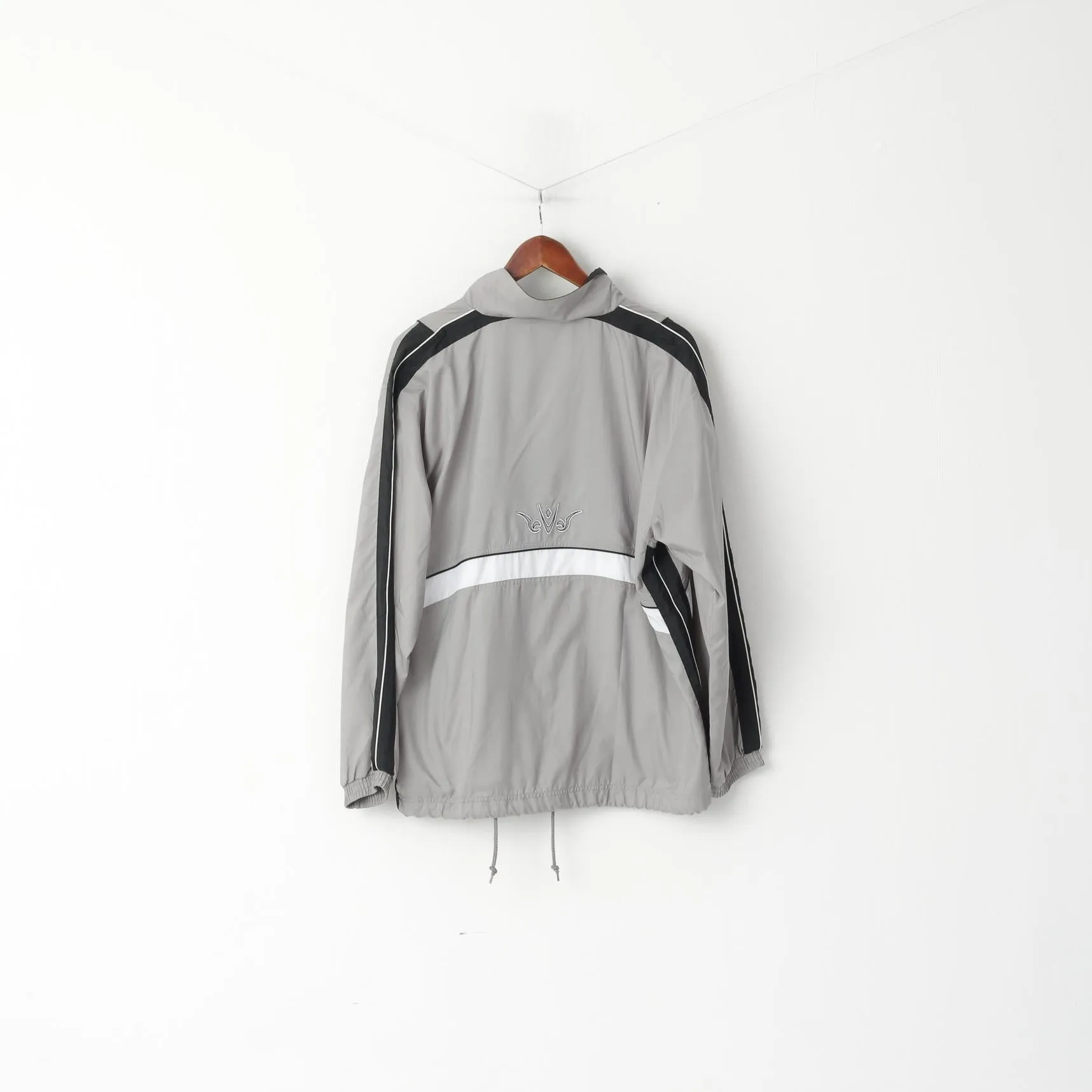 Etirel Le Style Sportif  Women 42 L Jacket Gray Sportswear Zip Up Lightweight Top