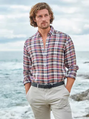 Evo Linen Plaid Shirt