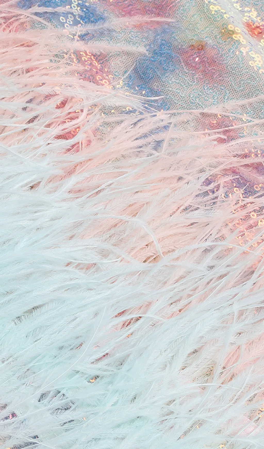 Feather Sequin Mini Dress Gloria Lanvin