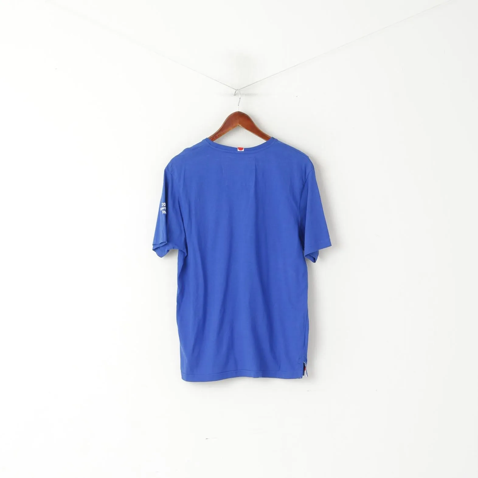 Fifa World Cup Brasil Men M T- Shirt Blue Cotton Japan Sport Football Top