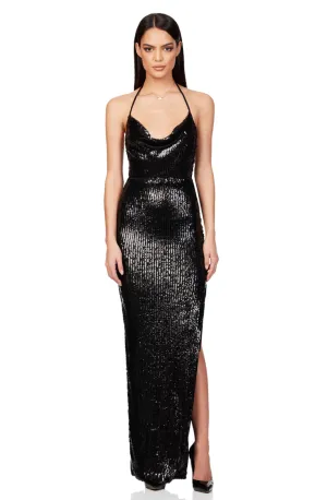 FINAL SALE: Black Mira Gown by Nookie