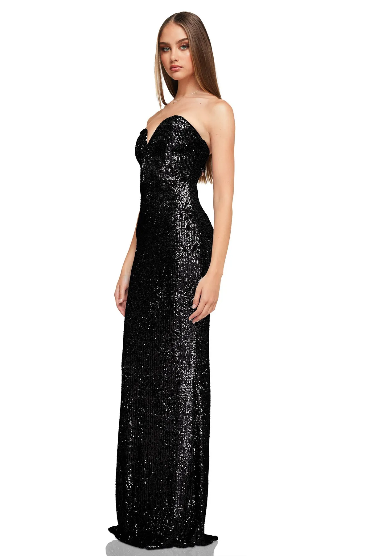 FINAL SALE: Lumeire Gown Black by Nookie
