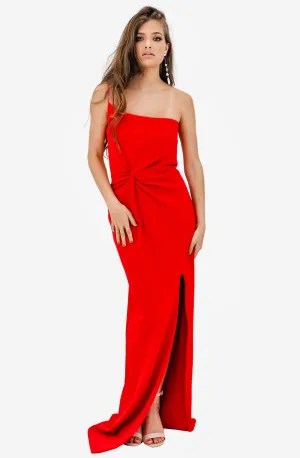 FINAL SALE: Lust One Shoulder Red Gown by Nookie