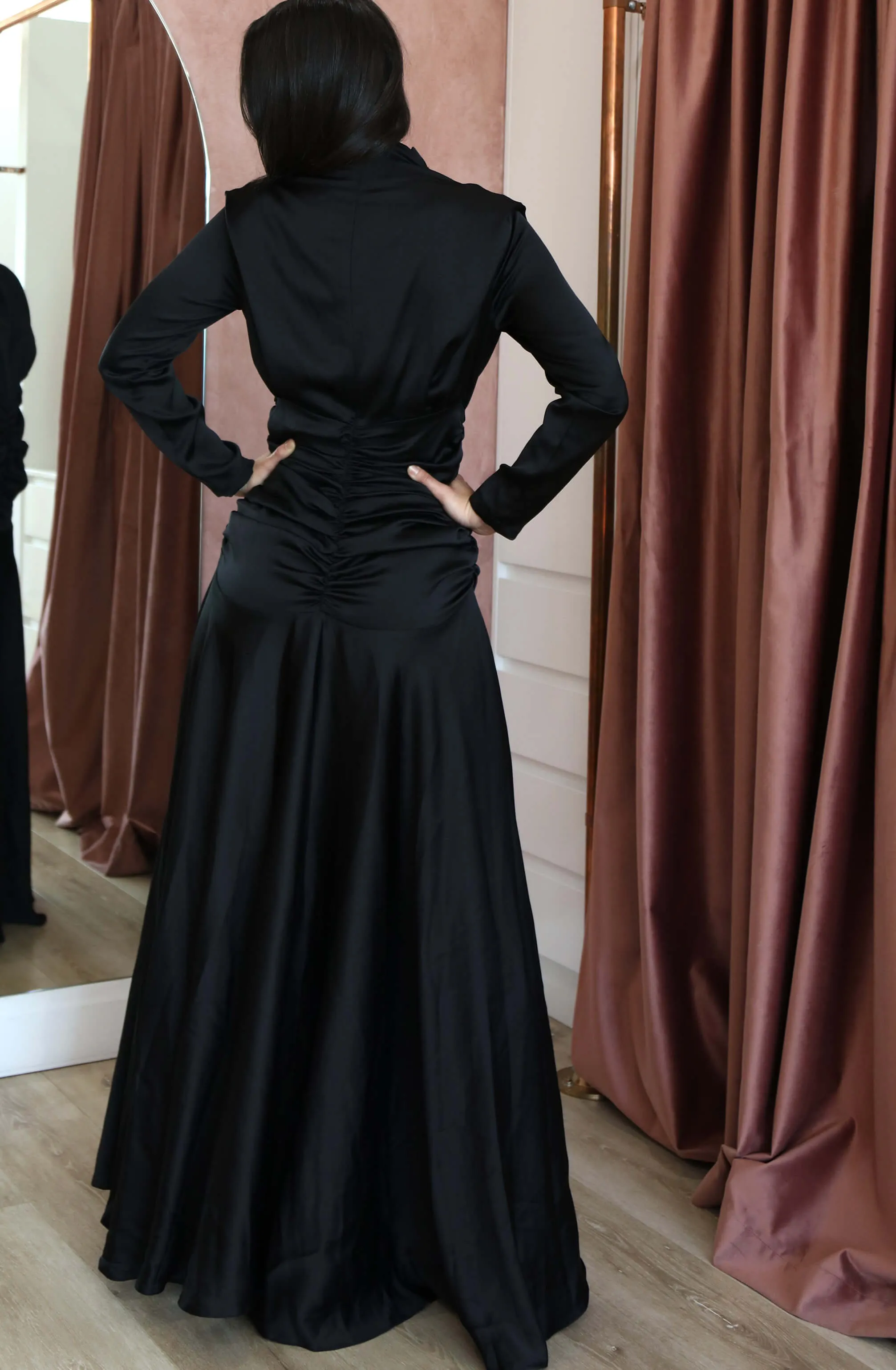 FINAL SALE: Midnight Bliss Gown Black by HSH