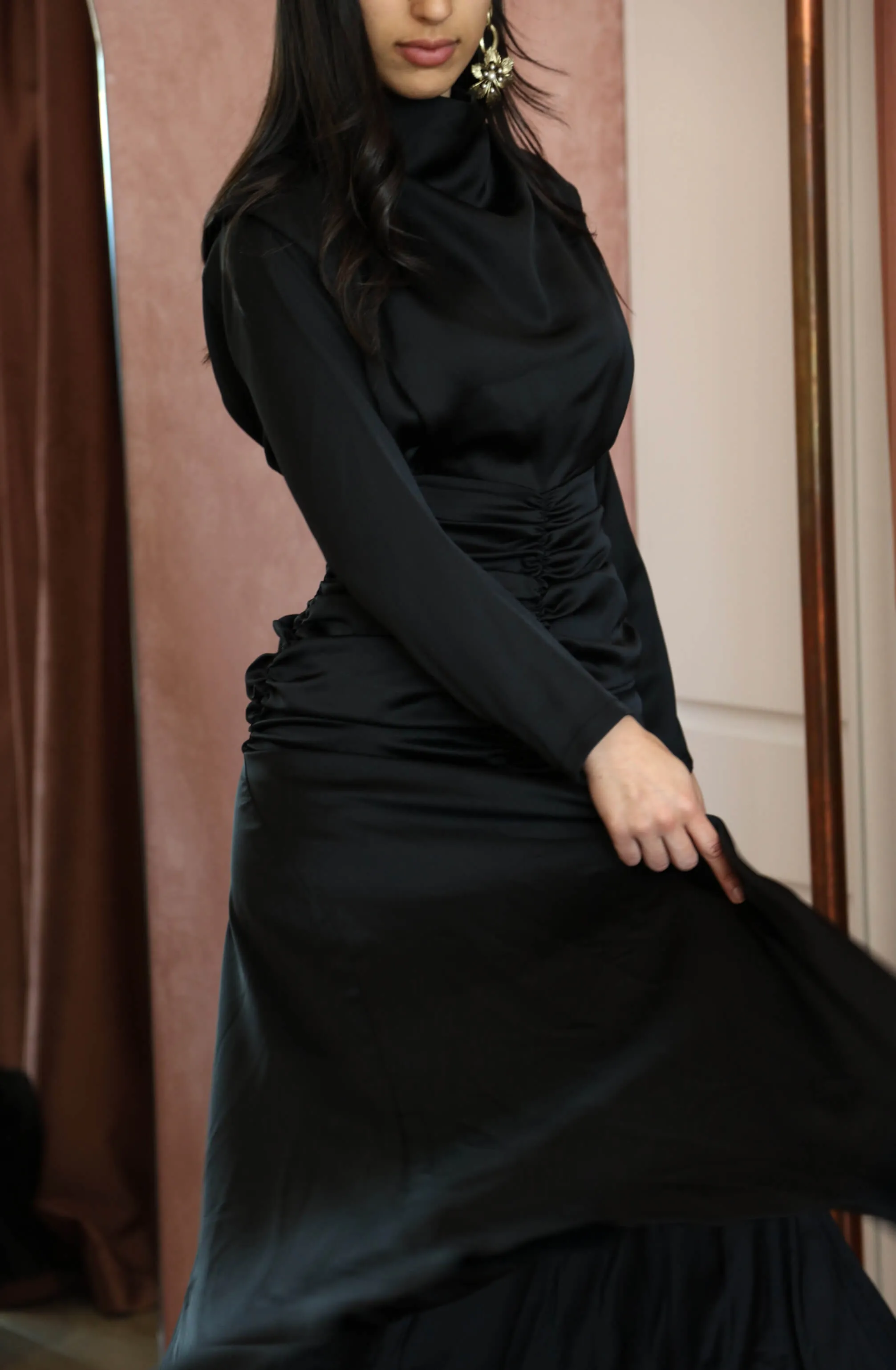FINAL SALE: Midnight Bliss Gown Black by HSH