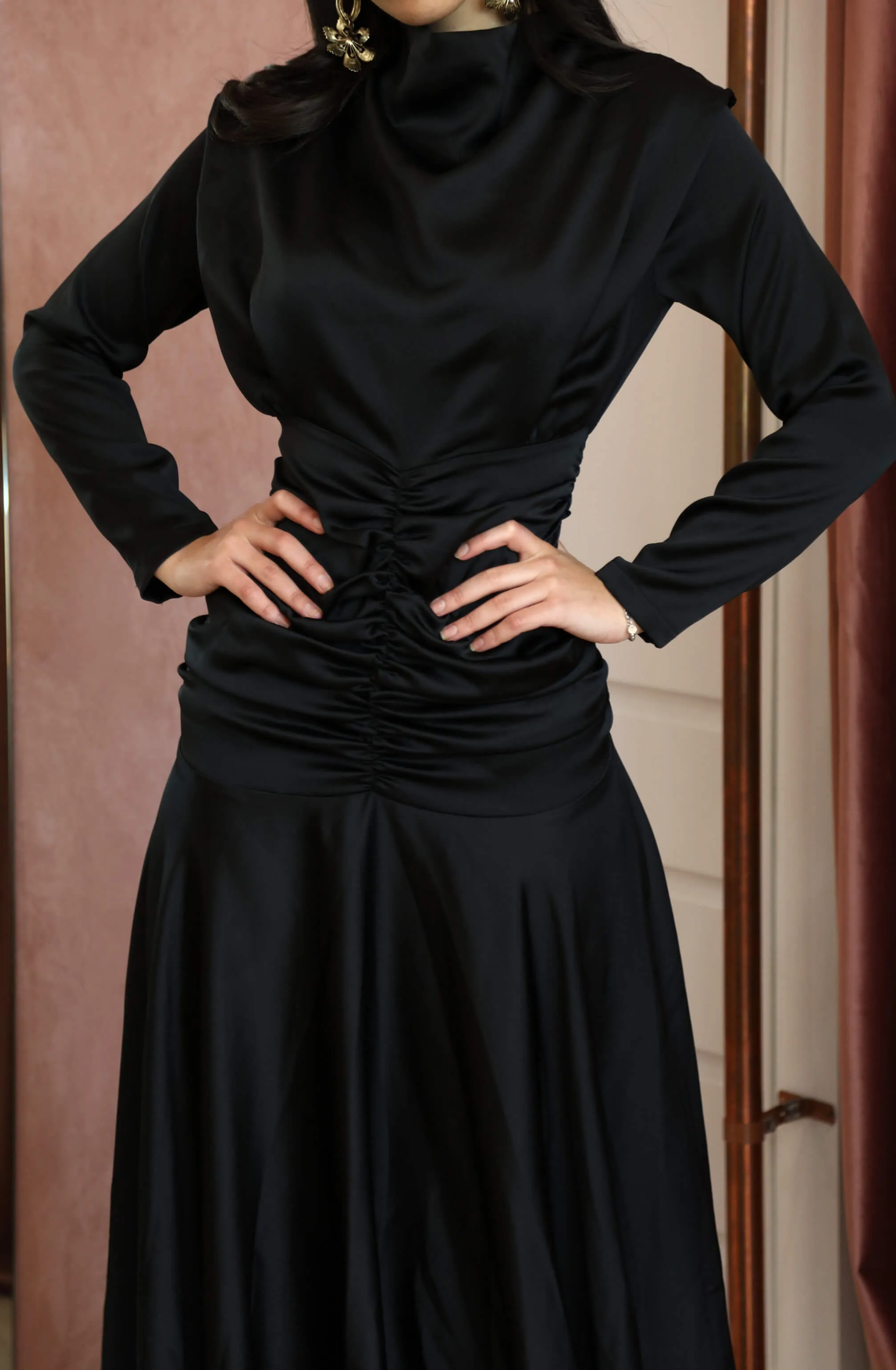 FINAL SALE: Midnight Bliss Gown Black by HSH