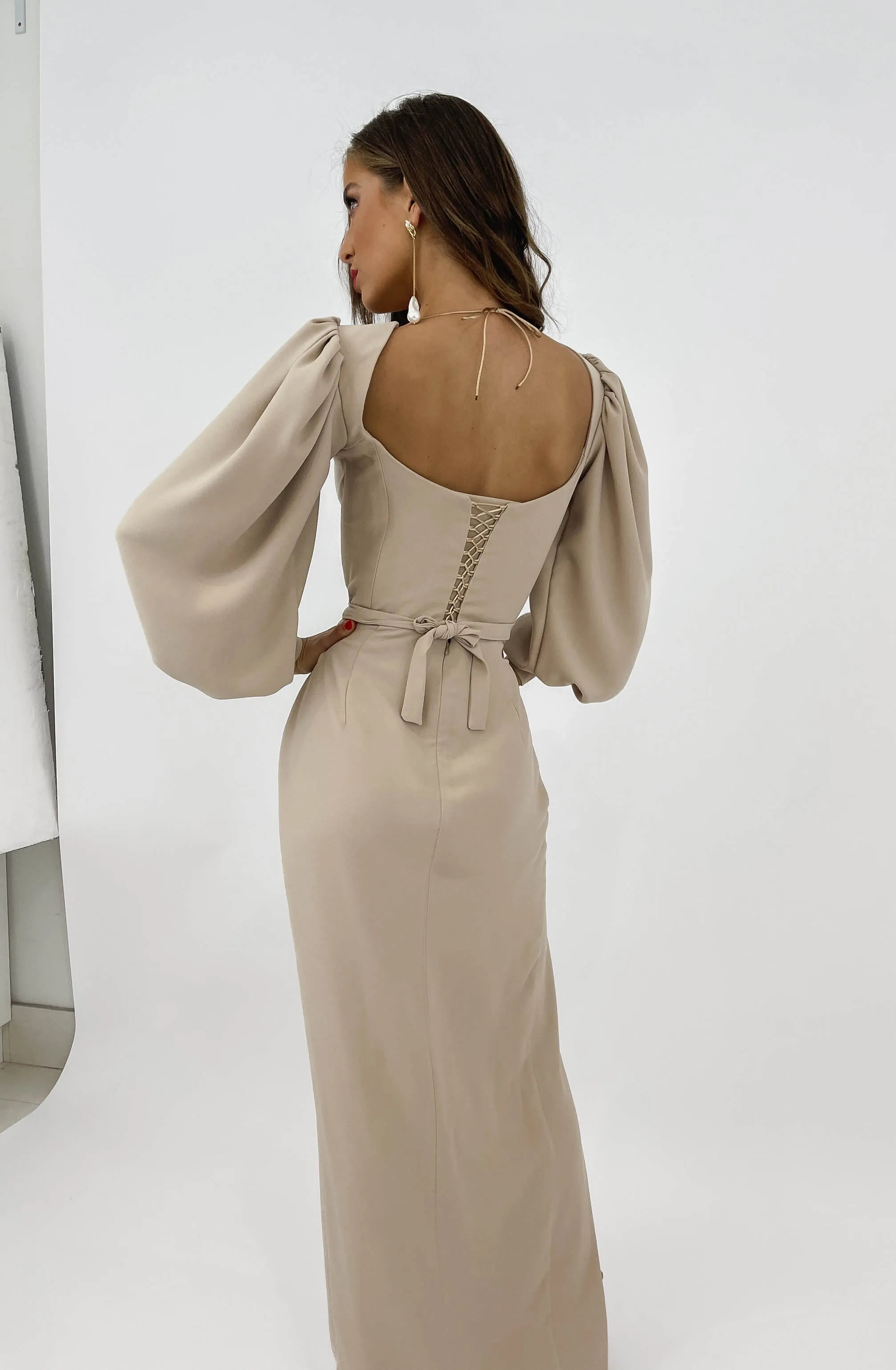 FINAL SALE: Serenity Nude Dress by Lia Stublla