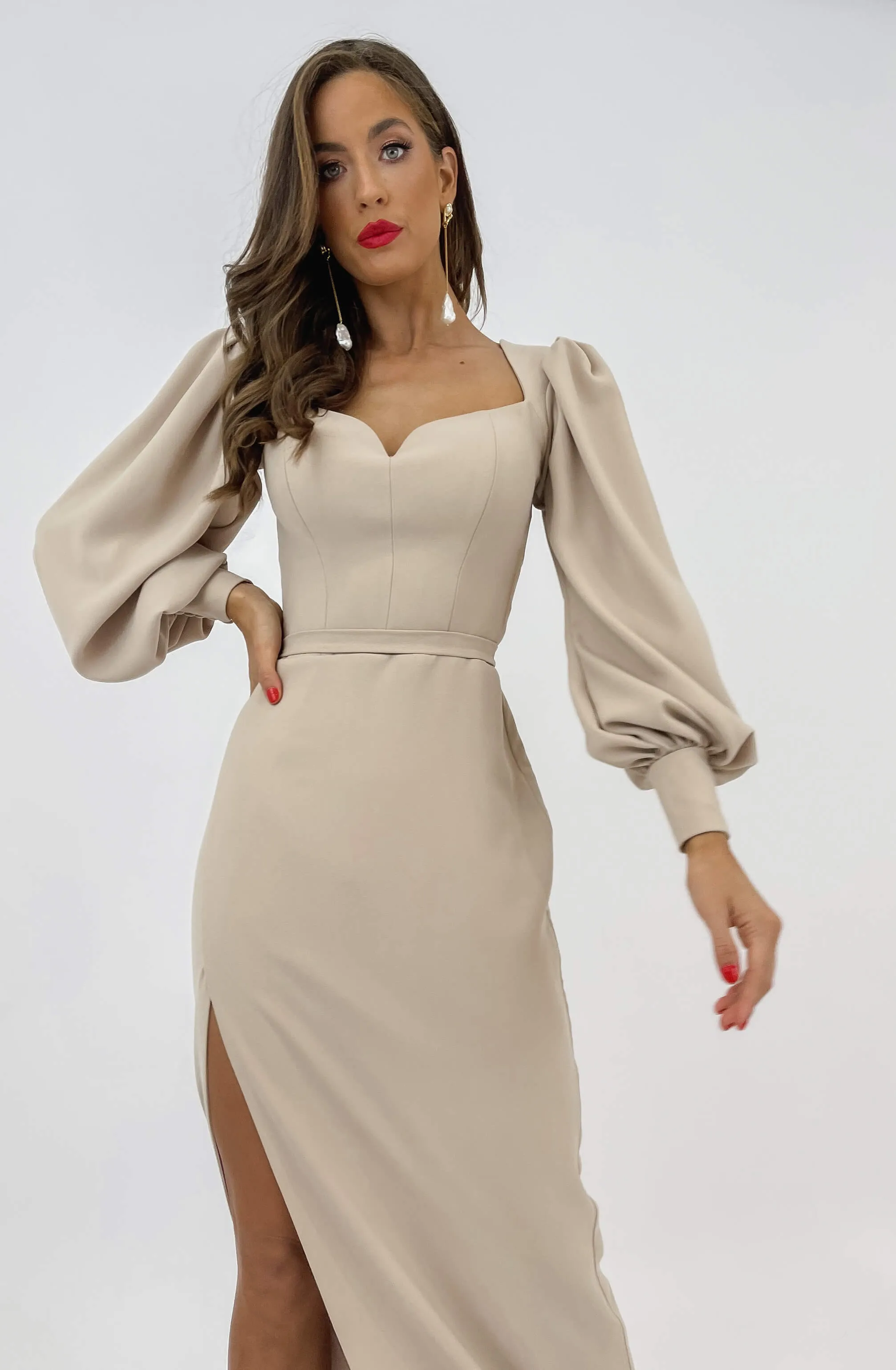 FINAL SALE: Serenity Nude Dress by Lia Stublla