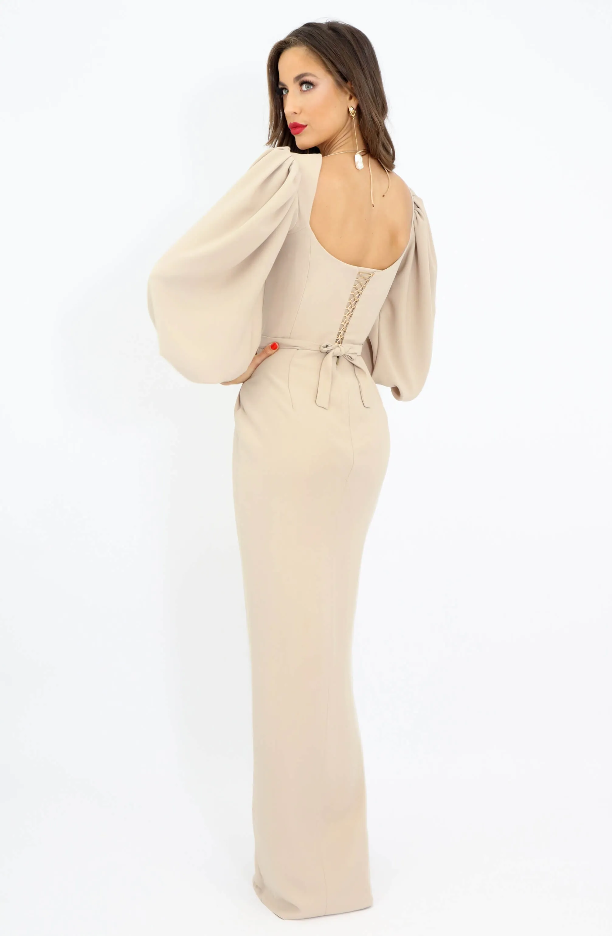 FINAL SALE: Serenity Nude Dress by Lia Stublla