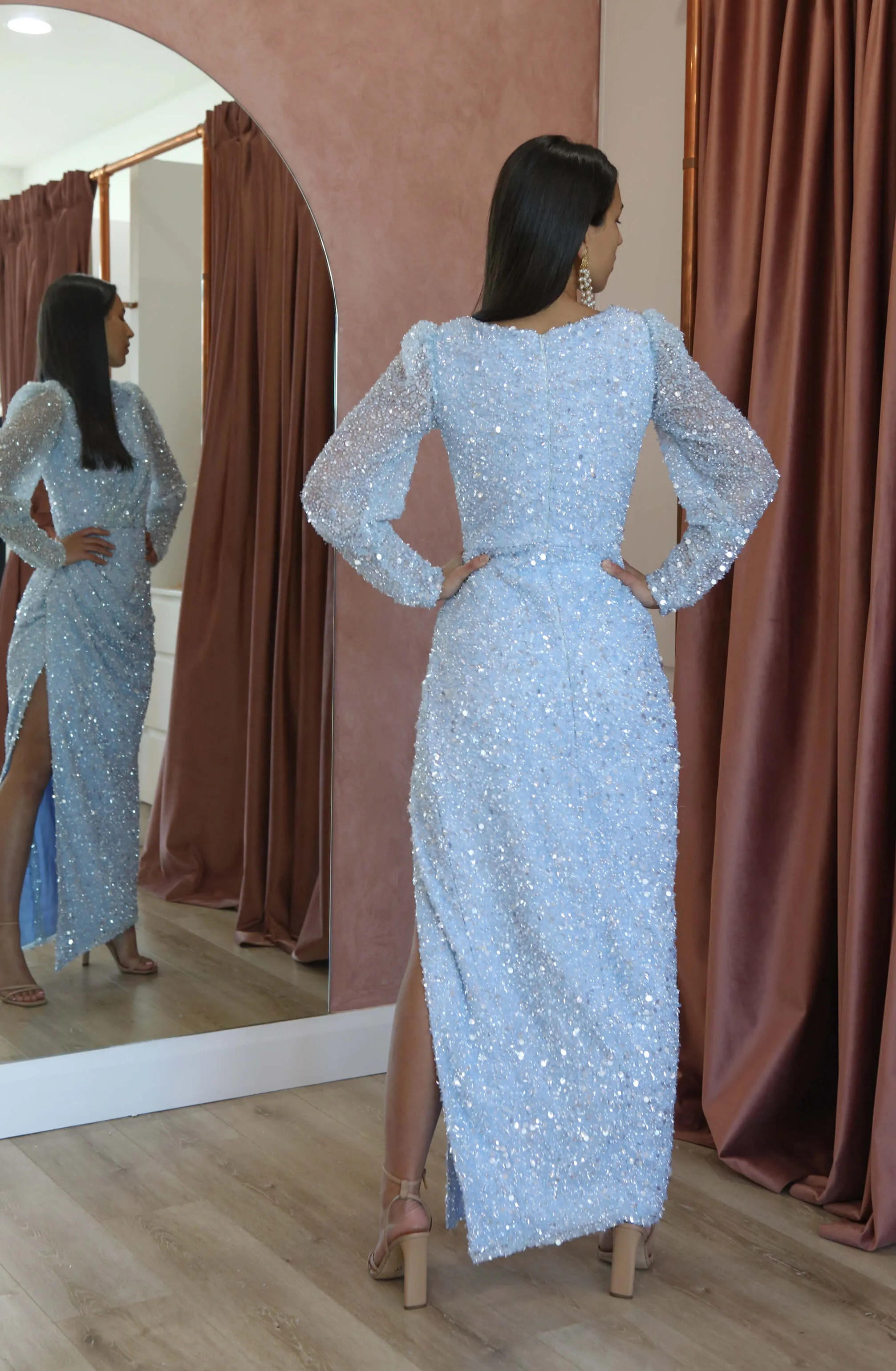 FINAL SALE: Shades of Blue Dress by HSH