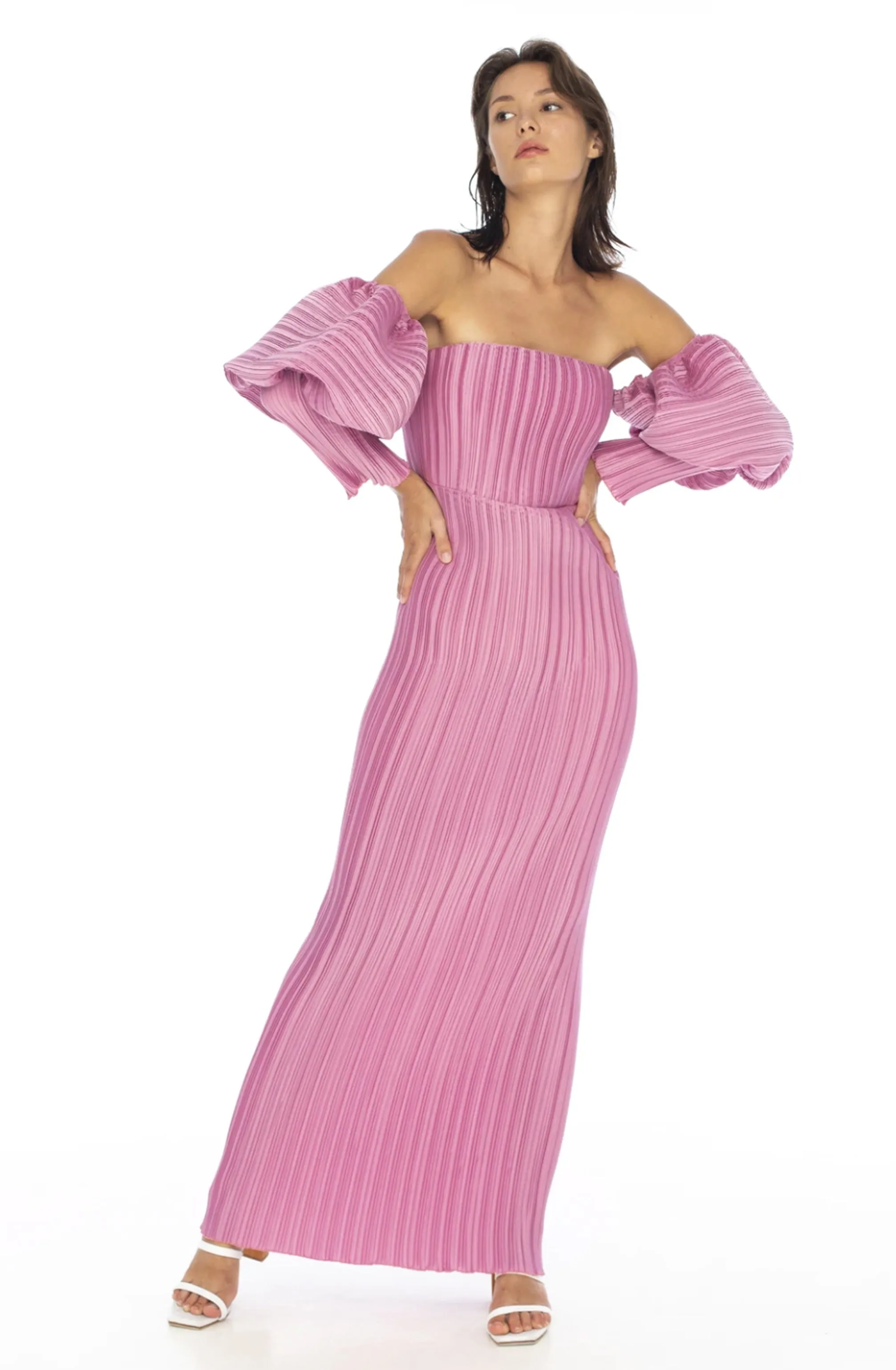 FINAL SALE: Sirene Dress - Pink by L'IDÉE WOMAN